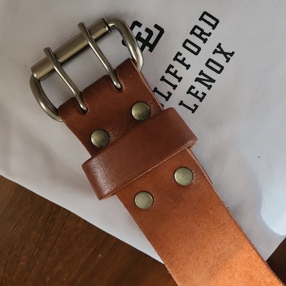 Leather Lifting Belt- Clifford Lenox - Picture 11 of 12